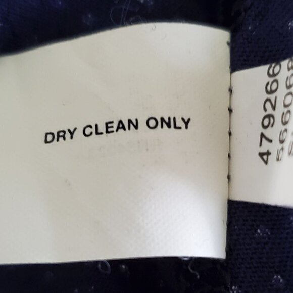 GAP Women Empire Sundress V Neck Navy White Polka Dot Rayon Knit XSmall - Picture 9 of 9